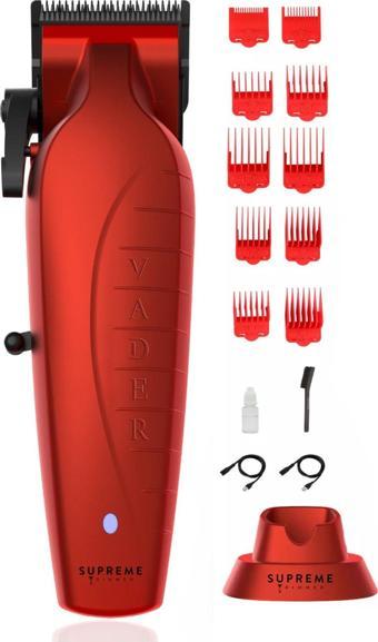 Supreme Trimmer Vader Profesyonel Kablosuz Saç Tıraş Makinesi Dlc Bıçak 3.5 Saat Çalışma Süresi