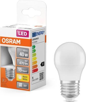 OSRAM TOP AMPÜL 4.9W E14 SARI IŞIK