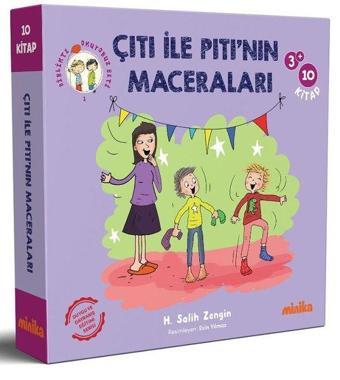 Çıtı İle Pıtı'nın Maceraları Seti - 10 Kitap Takım - H. Salih Zengin - Minika Kitap