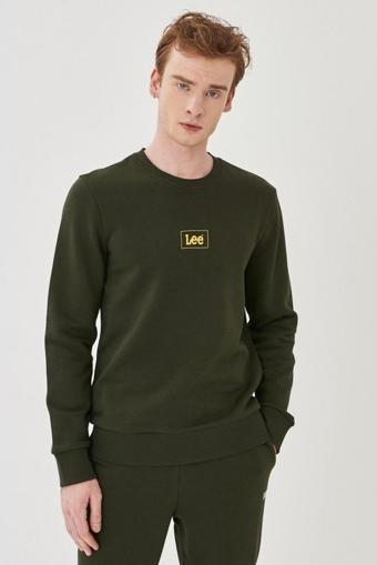 Lee Bisiklet Yaka Erkek Sweatshirt