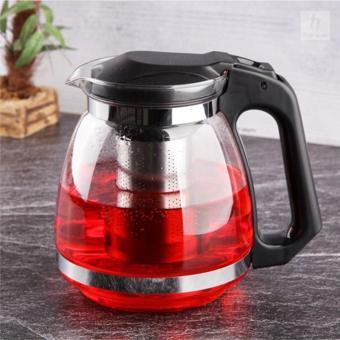 Tohana süzgeçli cam demlik 1500 ml. tepa pot