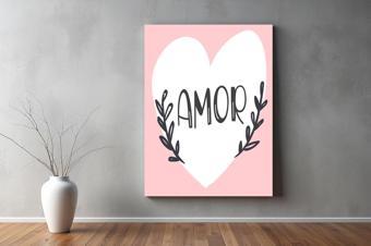 Aşk ( Love ) Temalı Kanvas Tablo 18 