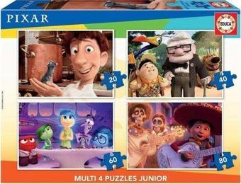 Educa 18625 Pixar Multi 4'lü Puzzle Seti 