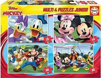 Educa Multı 4 Jr Mıckey 20+ Puzzle