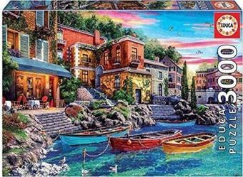Educa Sunset In Como 3000 Parça Puzzle