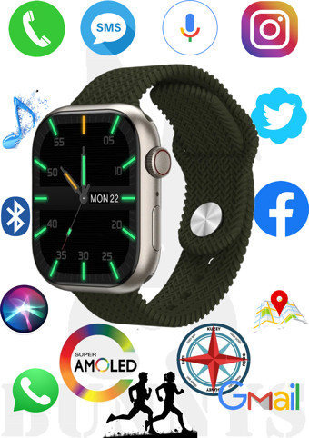 Infinix Uyumlu Akıllı Saat Konuşma Özellikli Watch 9 PRO 45MM AMOLED EKRAN