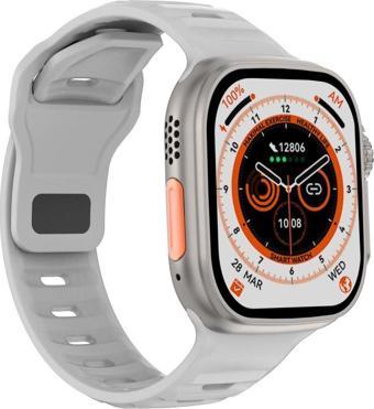 Wacht 8 Ultra Akıllı Saat Apple iPhone 12 Pro Max Uyumlu Smart Watch Konuşma Özellikli