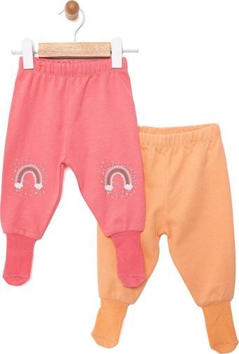 HelloBaby 2li Çoraplı Pantolon Kız Bebek