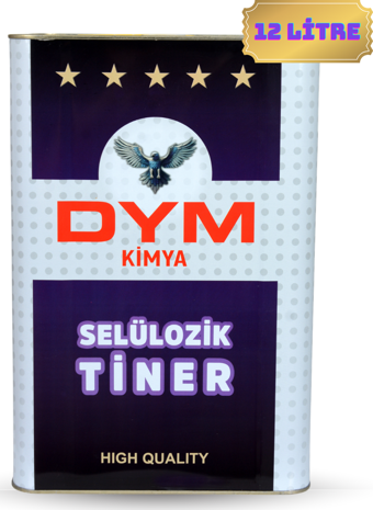 DYM Kimya Selülozik Tiner 12 L