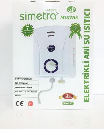 Simetra Mutfak Şofbeni Elektrikli Ani Su Isıtıcısı 5500 W