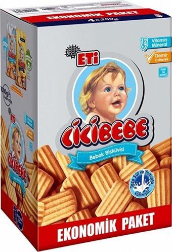 Eti Cicibebe Bebek Bisküvisi Ekonomik Paket 1000 gr