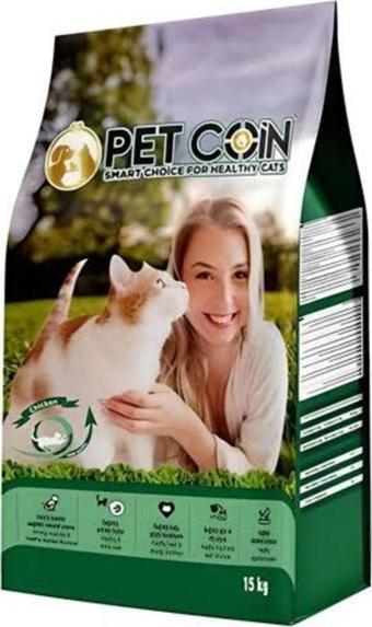 Petcoin Tavuklu Kedi Maması 15 Kg