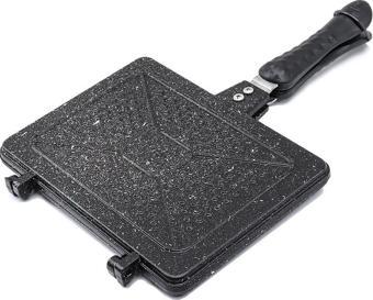Döküm granit teflon ocak üstü tost Makinesı - el tostu