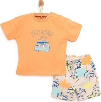 Tuffy Summer Camp Tshirt-Şort Erkek Bebek