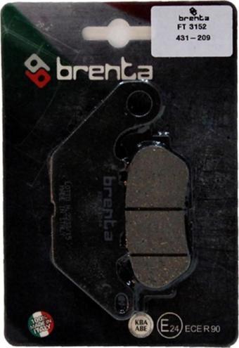 Brenta Organik Fren Balata Ft 3152 Arka Yamaha Nmax 125 155 Trıcıty 125 Delıght 115 Ön Ybr 125k Esd 