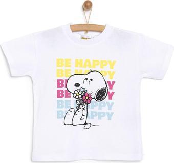 Peanuts Snoopy Tshirt Kız Bebek