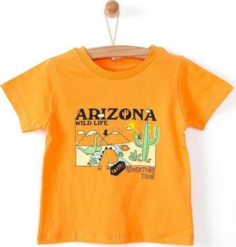 HelloBaby Basic Arizona Baskılı Tshirt Erkek Bebek