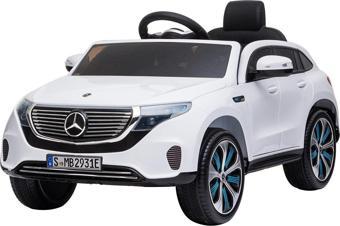 Mercedes baby toys Mercedes Benz EQC 400 12 V Akülü Araba Uzaktan Kumandalı 4*2 Beyaz