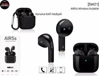 Subzero Aır5S Sw21 Koruma Kılıf Hediyeli Siyah Wıreless Bluetooth Kulaklık