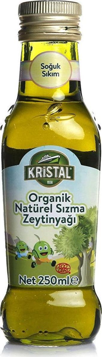 Kristal Organik Natürel Sızma Zeytinyağı 250 ml