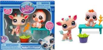 Littlest Pet Shop Minişler 2’li Figür Seti S2 S00000620 Zürafa ve Tembel Hayvan