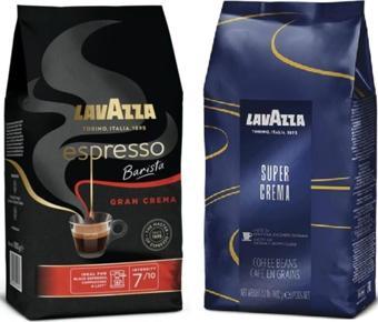 LavAzza Super Crema 1 Kg Ve Barista Gran Crema 1 Kg