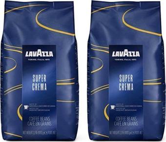 LavAzza Super Crema Çekirdek Kahve 1 Kgx2 Adet