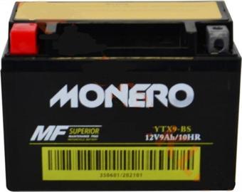 Monero Akü Ytx9a-bs 12v9ah Mondıal Zat 150 Scooter Yatık Akü