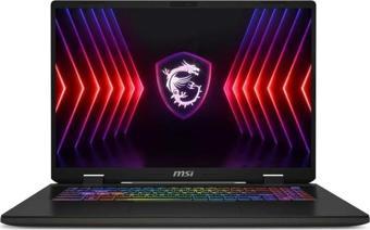 MSI SWORD 17 HX B14VGKG-246XTR I9-14900HX 32GB DDR5 1TB SSD 8GB RTX4070 17.0 FHD+ 165Hz DOS