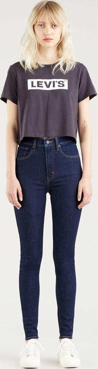 Levi's Kadın Mile High Super Skinny Lacivert Yüksek Bel Jean