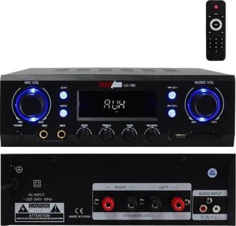 Lastvoice Lv-190 Stereo Mikser Anfi 2x200 Watt Usb Mp3 240V