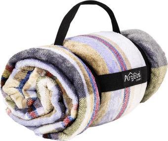 Peluş Polar Televizyon Battaniyesi - Haki Ekose - TV Battaniye - Acil Durum Battaniyesi - 200*180cm