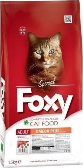 Foxy Omega Plus Balıklı Yetişkin Kedi Maması 15 Kg