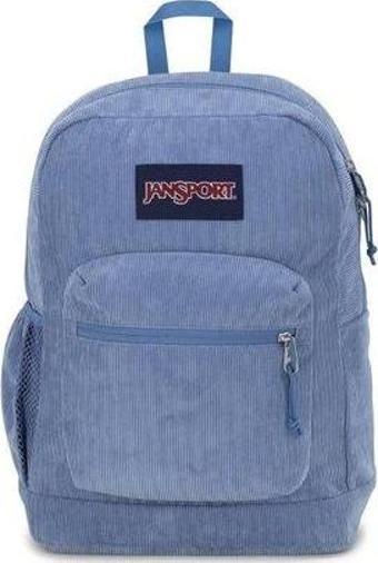 Jansport Cross Town Plus Remix Elemental Blue Corduroy Sirt Çantası