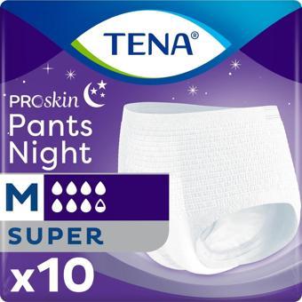 TENA Pants Night Süper 7,5 Damla Medium 10 Adet