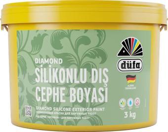 Düfa Diamond Silikonlu Dış Cephe Beyaz 3 kg