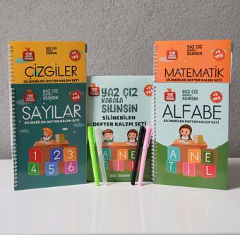 Oyuncak Store Öğrenciler için Türkçe Sihirli Yazı Defter Seti ile Yazma Öğreniyorum