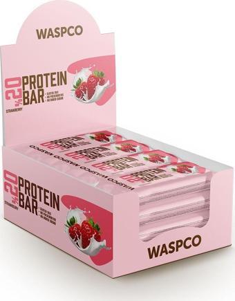 WaspCo Çilekli Protein Bar 40G X 16 Adet