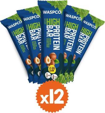 WaspCo Fındıklı Yüksek Protein Bar 50G X 12 Adet