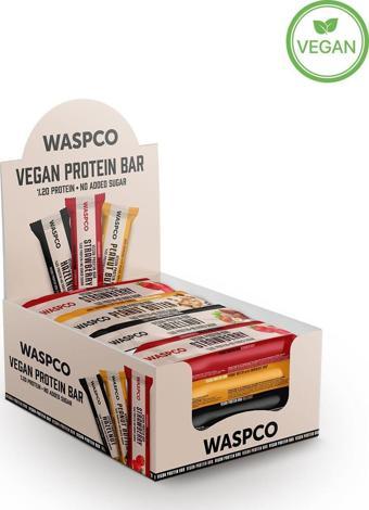 WaspCo Vegan Protein Bar Karma Kutu 40G X 12 Adet (3 Çeşit)