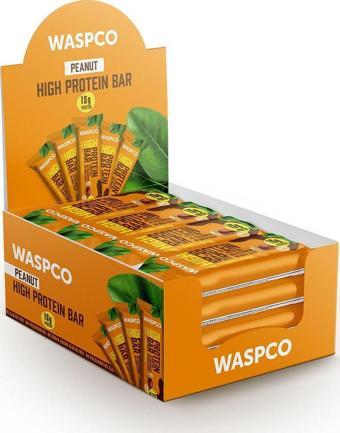 WaspCo Yer Fıstıklı Ve Kakaolu Yüksek Protein Bar 50G X 12 Adet