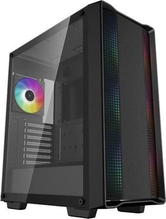 DeepCool CC560 V2 PF550 550W 80Plus Mid-Tower 4xRainbow Fanlı Mid-Tower Siyah Kasa