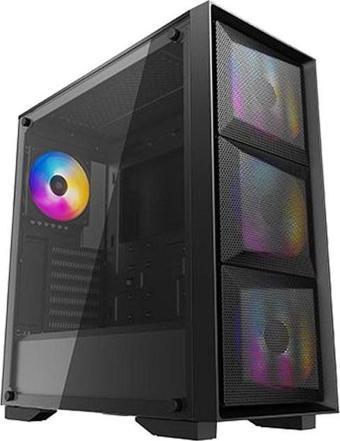 DeepCool MATREXX 50 MESH 4FS PF700 700W 80Plus 4xRainbow Fan ATX Siyah Kasa