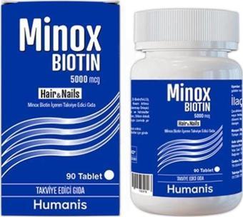 Minox Biotin 5000 mcg 90 Tablet