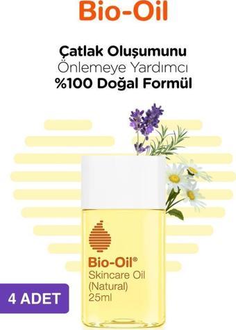 Bio-Oil  Natural Selülit Çatlak Giderici Nemlendirici Vücut ve Cilt Bakım Yağı 25ml