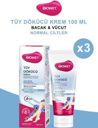 Biowet Normal Ciltler için Tüy Dökücü Krem 100ml X3