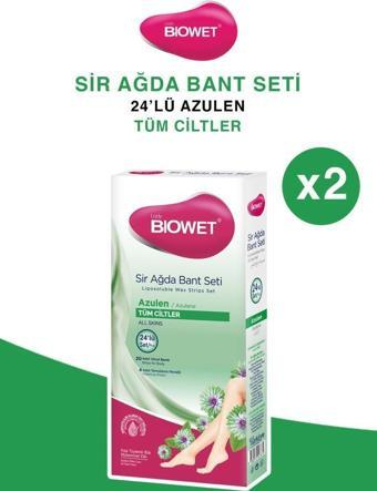 Biowet Sir Ağda Yüz Bandı Azulen Tüm Ciltler 24'lü X2