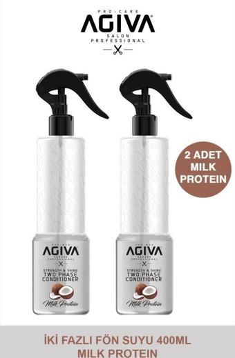 Agiva Milk Protein Fön-Şekillendirme Öncesi Tarama Suyu 400ml X2