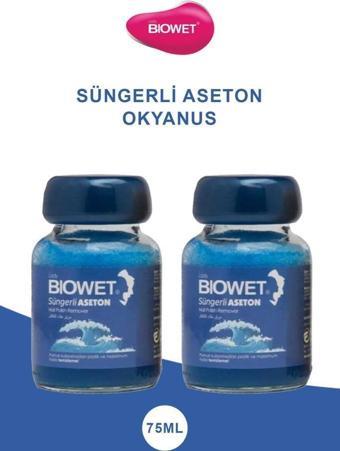 Biowet Süngerli Okyanus Kokulu Aseton 75ml X2