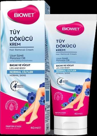 Biowet Tüy Dökücü Krem Normal Ciltler 40 ml